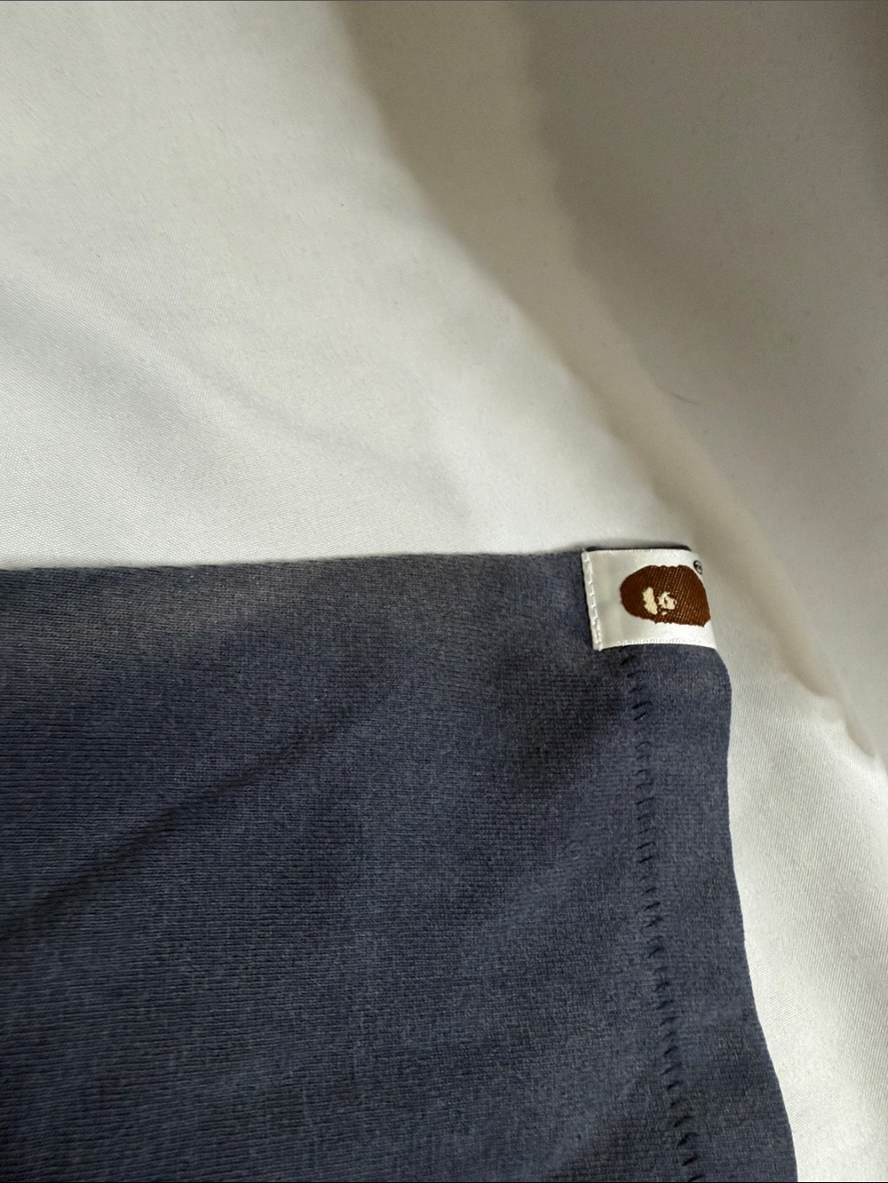 BAPE x SAINT MXXXXXX General Tee in navy - Picture 3 of 4